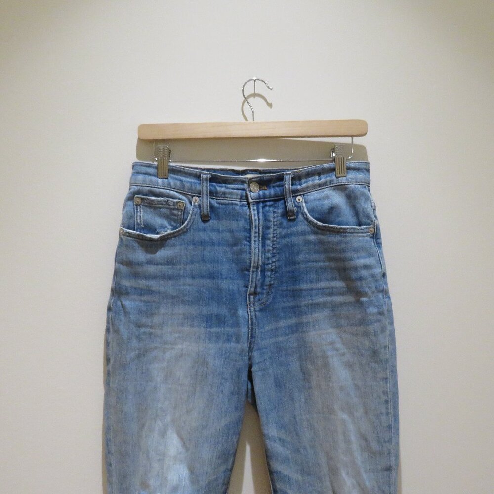 MADEWELL The Perfect Vintage Jean in Parnell Wash Blue Comfort Stretch Edition - Picture 3 of 13